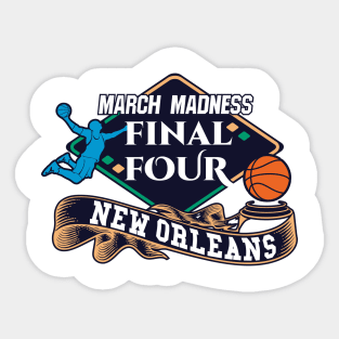 MARCH MADNESS FINAL FOUR | 2 SIDED Sticker